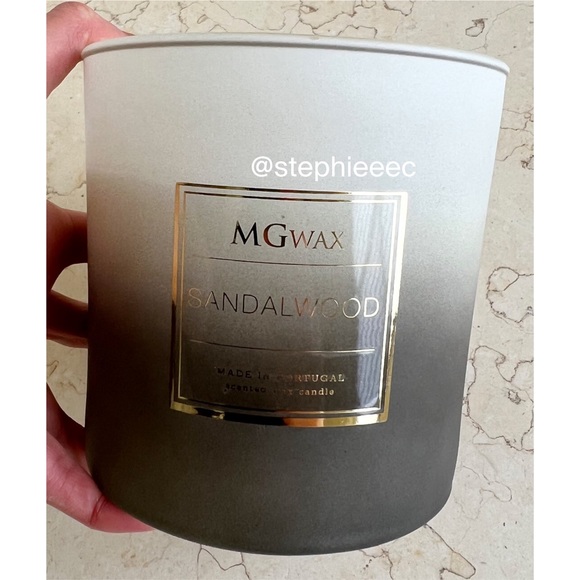 NWT MGWAX Sandalwood Candle Made in Portugal - Picture 3 of 6